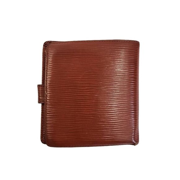 MI 0097 Authentic LOUIS VUITTON brown epi leather compact bifold wallet - Picture 2 of 6